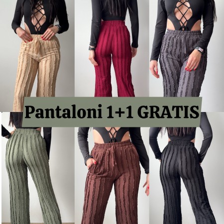 Pantaloni 1+1 GRATUIT! Pune 2 in Cos, la final platesti 1!