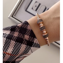 Set 3 bratari unisex modele deosebite cu margele si forme cu pietricele stralucitoare