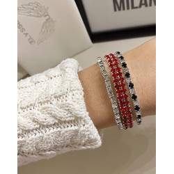Set 3 bratari cu elastic si pietricele stralucitoare
