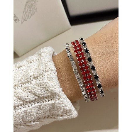 Set 3 bratari cu elastic si pietricele stralucitoare