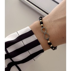 Set 3 bratari unisex modele deosebite cu margele si forme cu pietricele stralucitoare