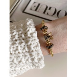 Set 3 bratari unisex modele deosebite cu margele si forme cu pietricele stralucitoare