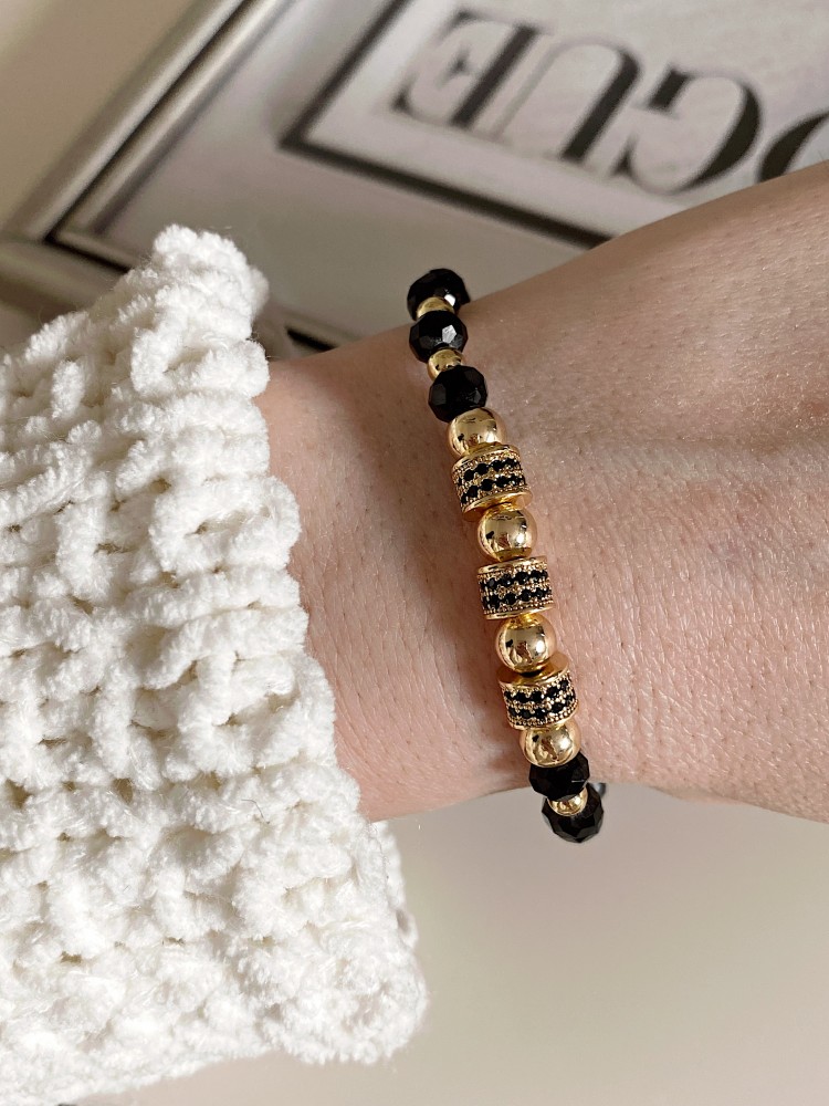 Set 3 bratari unisex modele deosebite cu margele si forme cu pietricele stralucitoare