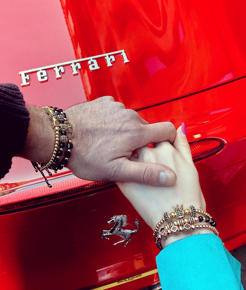 Set 3 bratari unisex modele deosebite cu margele si forme cu pietricele stralucitoare