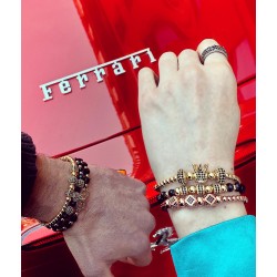 Set 3 bratari unisex modele deosebite cu margele si forme cu pietricele stralucitoare