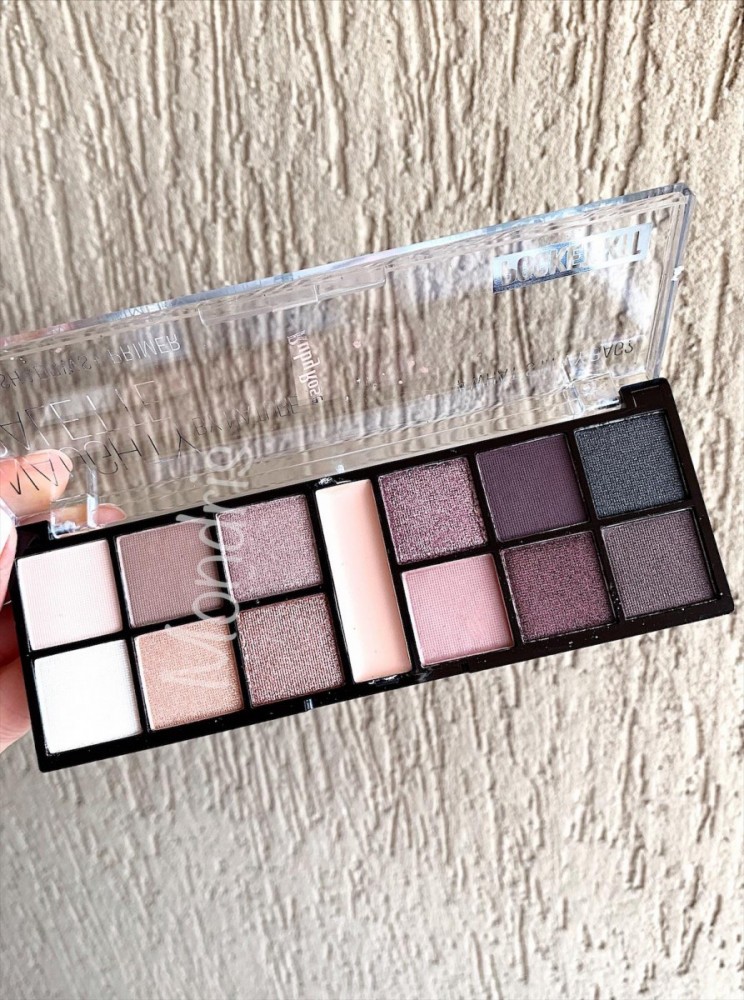 Paleta farduri pleoape 13 culori lucioase Smokey eyes