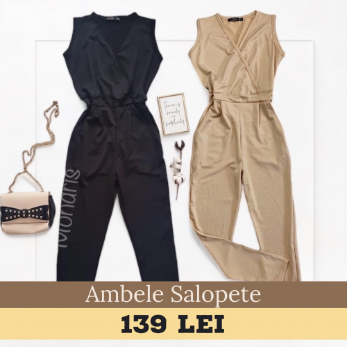 OFERTA 2 Salopete dama lungi casual elegante DOAR 139 lei ambele Salopete